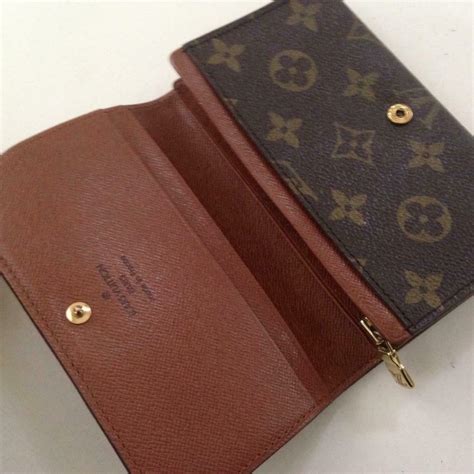 louis vuitton brown monogram wallet|Louis Vuitton bifold wallet.